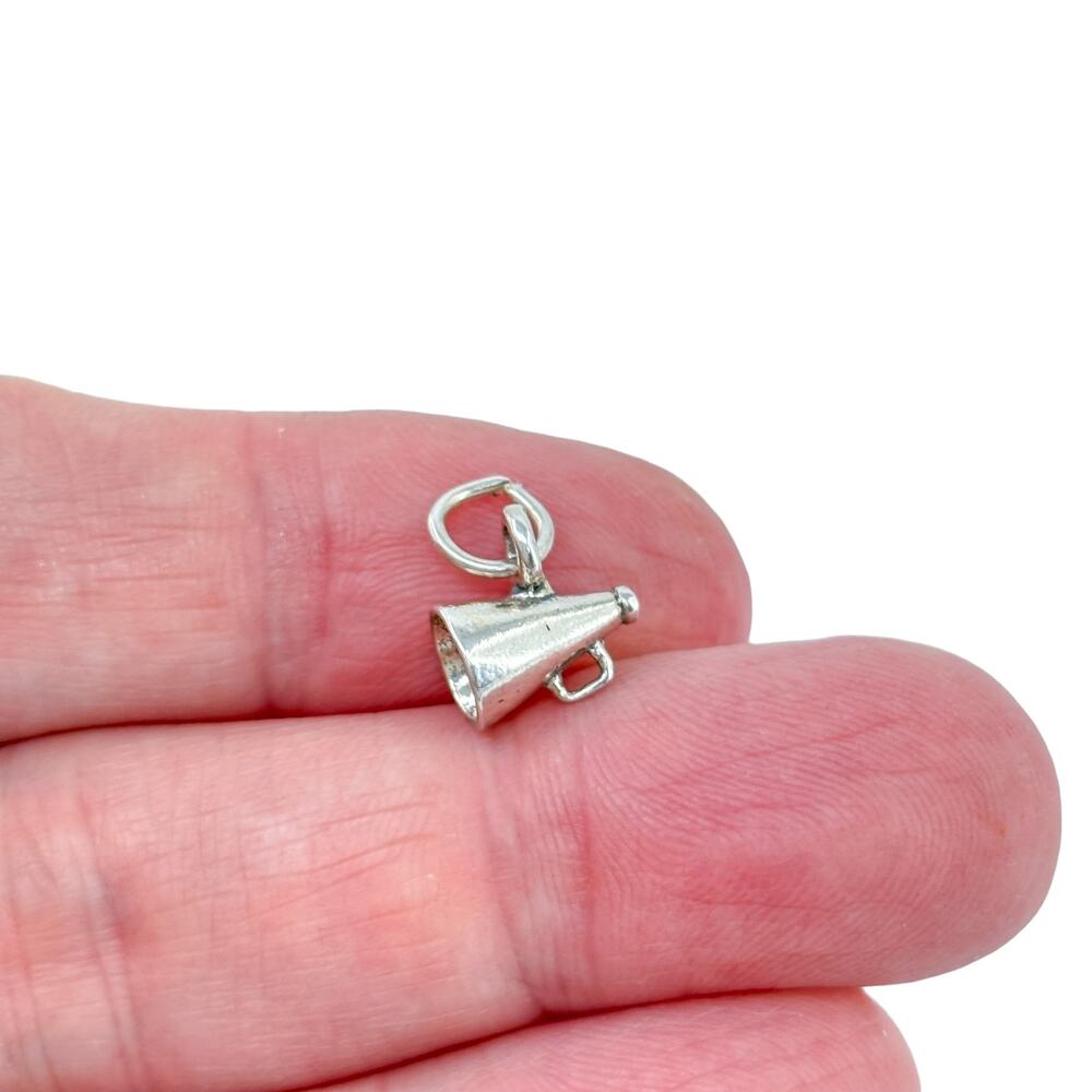 Vintage Sterling Silver 925 Megaphone Charm